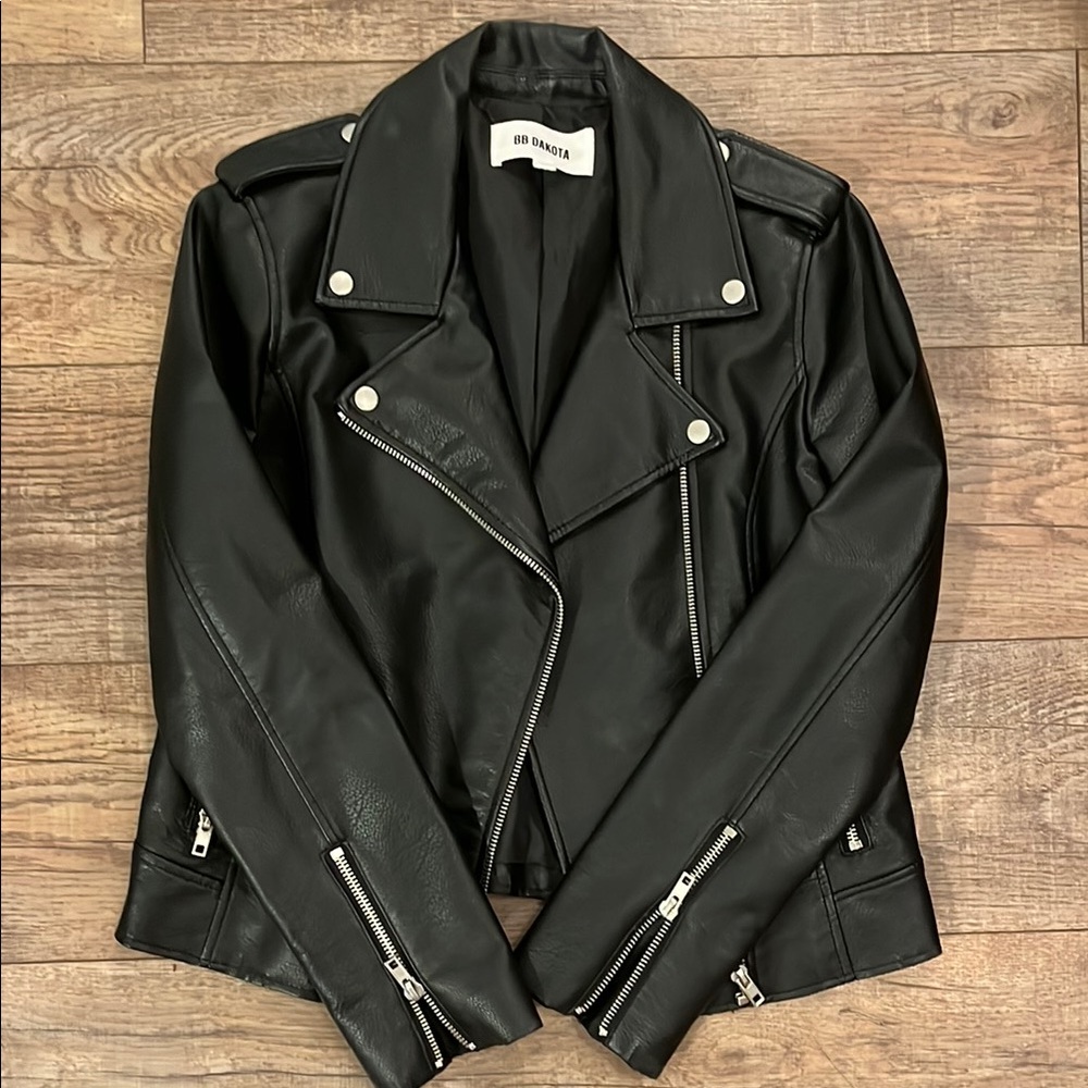 Women's Black Leather Jacket
